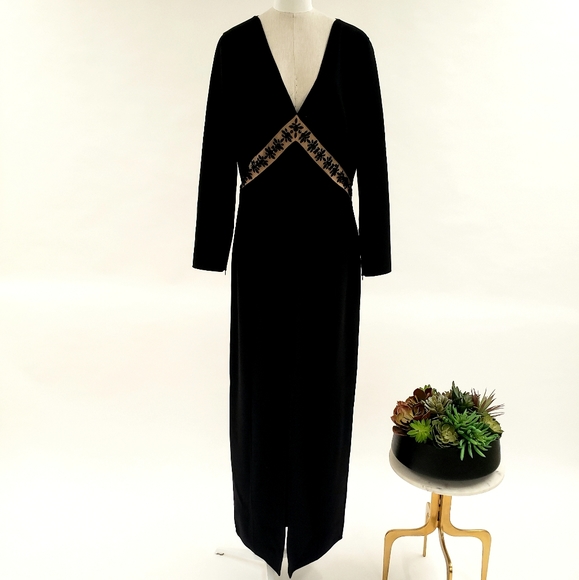 Michael Kors Dresses & Skirts - PRICE REDUCED MK Collection Jeweled Gown Sz 16